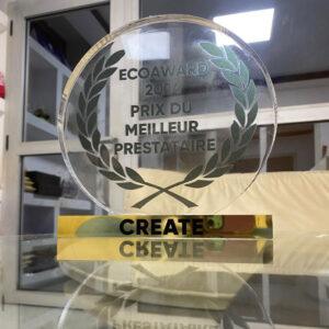 TROPHÉE PLEXIGLAS